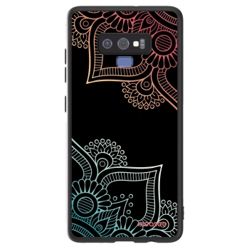 Szilikon tok erre a típusra Samsung Galaxy Note 9 N960F - Flowers pattern