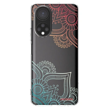Picasee átlátszó szilikon tok az alábbi mobiltelefonokra Honor X7 - Flowers pattern