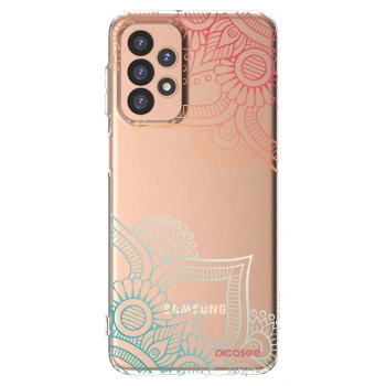 Picasee átlátszó szilikon tok az alábbi mobiltelefonokra Samsung Galaxy A23 A236B 5G - Flowers pattern