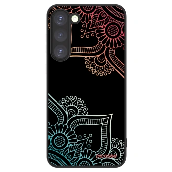Szilikon tok erre a típusra Samsung Galaxy S23+ 5G - Flowers pattern