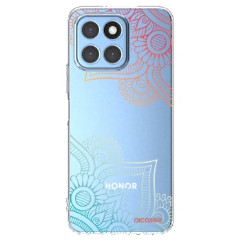 Picasee átlátszó szilikon tok az alábbi mobiltelefonokra Honor X8 5G - Flowers pattern