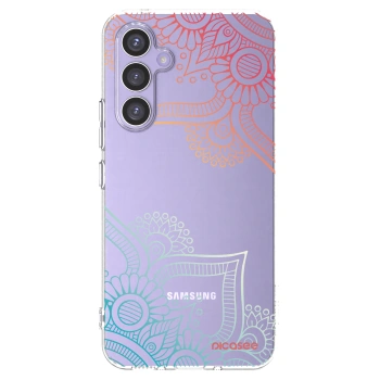 Picasee átlátszó szilikon tok az alábbi mobiltelefonokra Samsung Galaxy A54 5G A546B - Flowers pattern