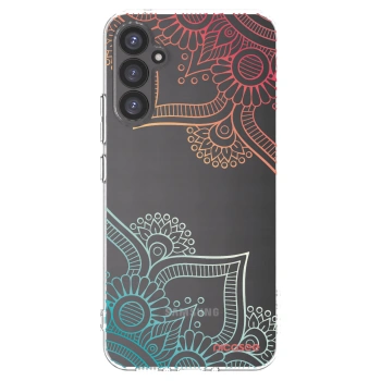 Picasee átlátszó szilikon tok az alábbi mobiltelefonokra Samsung Galaxy A34 5G A346B - Flowers pattern