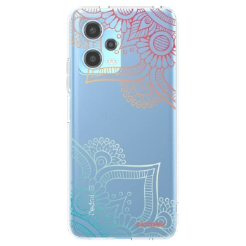 Picasee átlátszó szilikon tok az alábbi mobiltelefonokra Xiaomi Redmi Note 12 5G - Flowers pattern