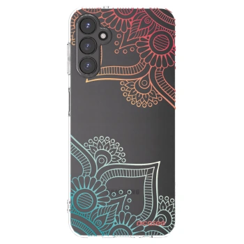 Picasee átlátszó szilikon tok az alábbi mobiltelefonokra Samsung Galaxy A14 4G A145R - Flowers pattern