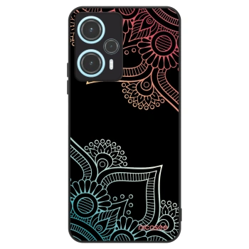 Szilikon tok erre a típusra Xiaomi Poco F5 - Flowers pattern