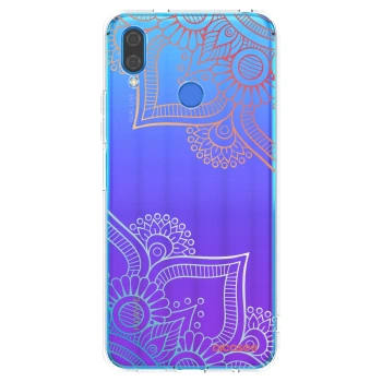 Picasee átlátszó szilikon tok az alábbi mobiltelefonokra Huawei Nova 3i - Flowers pattern