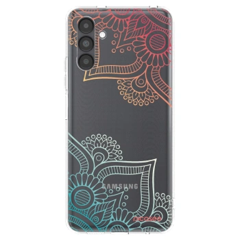 Picasee átlátszó szilikon tok az alábbi mobiltelefonokra Samsung Galaxy A04s A047F - Flowers pattern