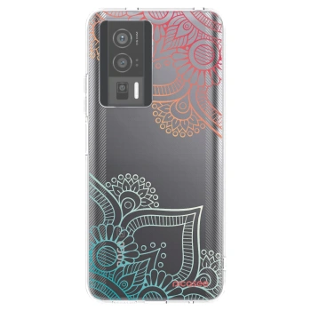 Picasee átlátszó szilikon tok az alábbi mobiltelefonokra Xiaomi Poco F5 Pro 5G - Flowers pattern