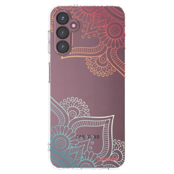 Picasee átlátszó szilikon tok az alábbi mobiltelefonokra Samsung Galaxy A05s A057G - Flowers pattern