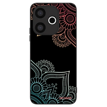 Szilikon tok erre a típusra Xiaomi Redmi 13 4G - Flowers pattern