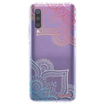 Picasee átlátszó szilikon tok az alábbi mobiltelefonokra Xiaomi Mi 9 - Flowers pattern