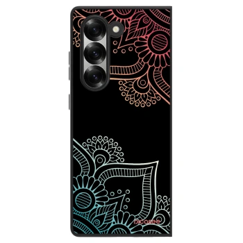 Szilikon tok erre a típusra Samsung Galaxy Z Fold6 5G - Flowers pattern