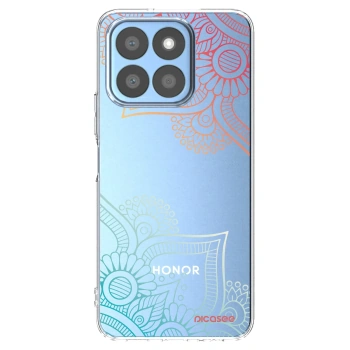 Picasee átlátszó szilikon tok az alábbi mobiltelefonokra Honor X8c - Flowers pattern
