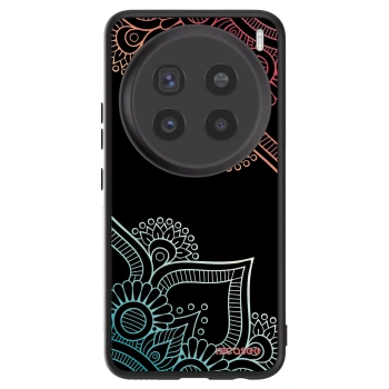 Szilikon tok erre a típusra Vivo X200 Pro - Flowers pattern