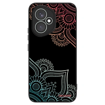 Szilikon tok erre a típusra Honor 400 5G - Flowers pattern