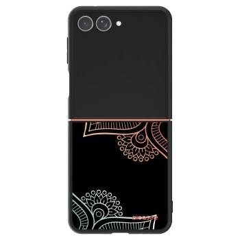 Szilikon tok erre a típusra Samsung Galaxy Z Flip7 5G - Flowers pattern