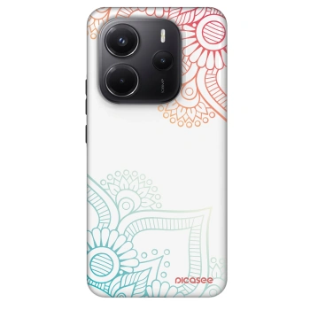 Szilikon tok erre a típusra Xiaomi Redmi Note 14 5G - Flowers pattern