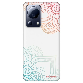 Szilikon tok erre a típusra Xiaomi 13 Lite - Flowers pattern