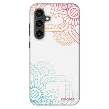 Szilikon tok erre a típusra Samsung Galaxy S24 FE S721B - Flowers pattern