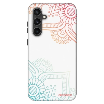 Szilikon tok erre a típusra Samsung Galaxy S23 FE S711B - Flowers pattern