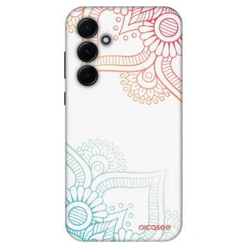Szilikon tok erre a típusra Samsung Galaxy A55 5G A556B - Flowers pattern
