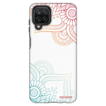 Szilikon tok erre a típusra Samsung Galaxy A12 A125F - Flowers pattern