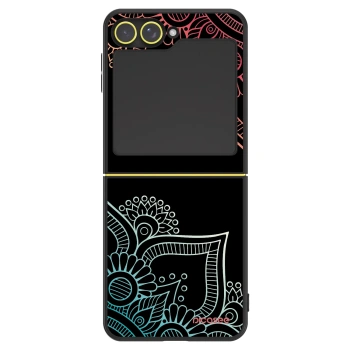 Szilikon tok erre a típusra Samsung Galaxy Z Flip7 FE 5G - Flowers pattern