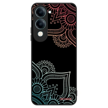 Szilikon tok erre a típusra Vivo Y29s 5G - Flowers pattern