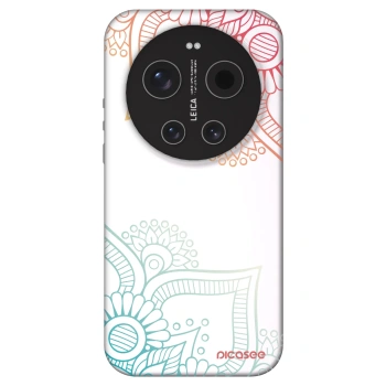 Szilikon tok erre a típusra Xiaomi 17 Ultra - Flowers pattern