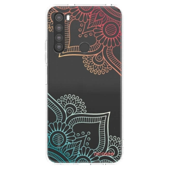 Picasee átlátszó szilikon tok az alábbi mobiltelefonokra Xiaomi Redmi Note 8 - Flowers pattern