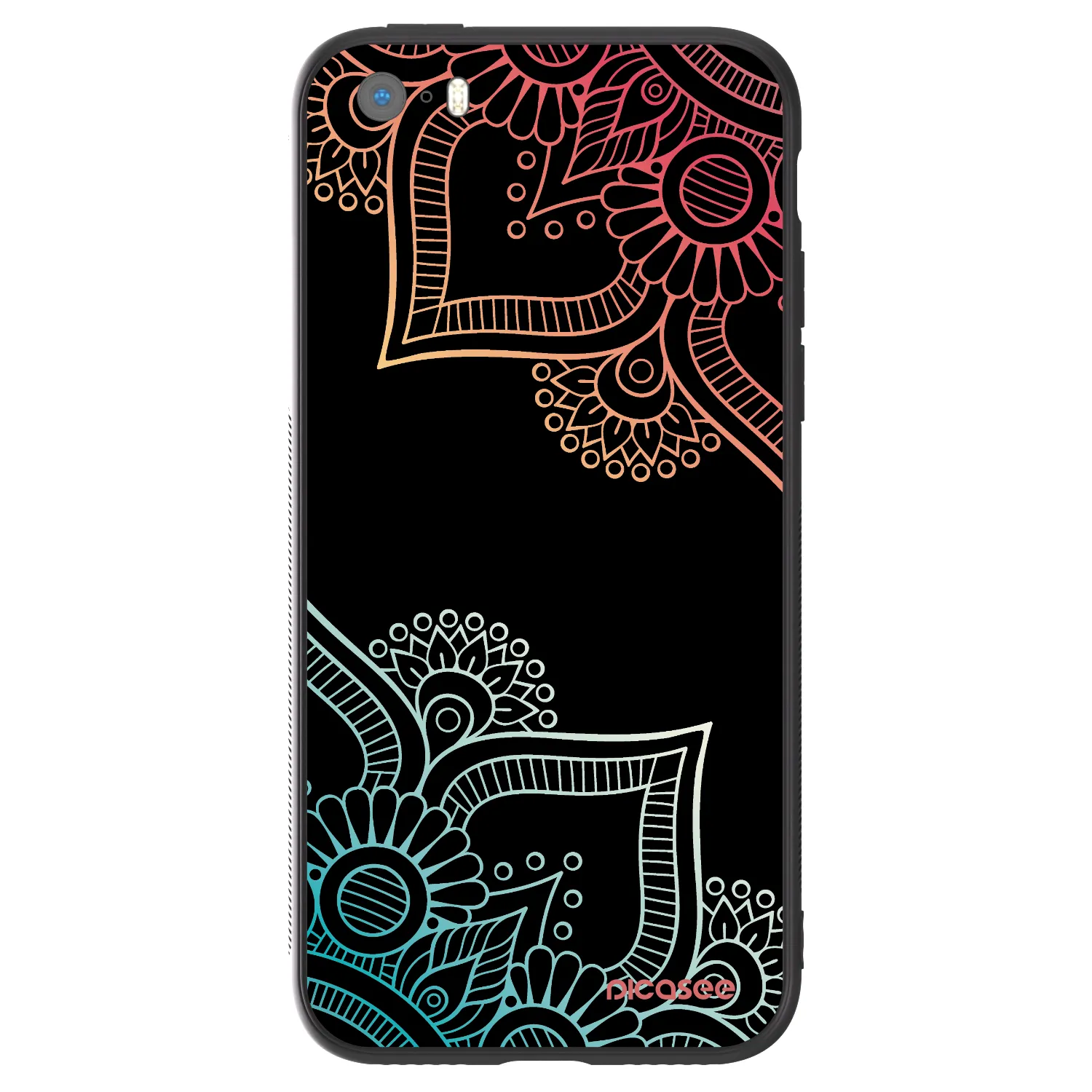 Picasee ULTIMATE CASE Apple iPhone 5/5S/SE - készülékre - Flowers pattern