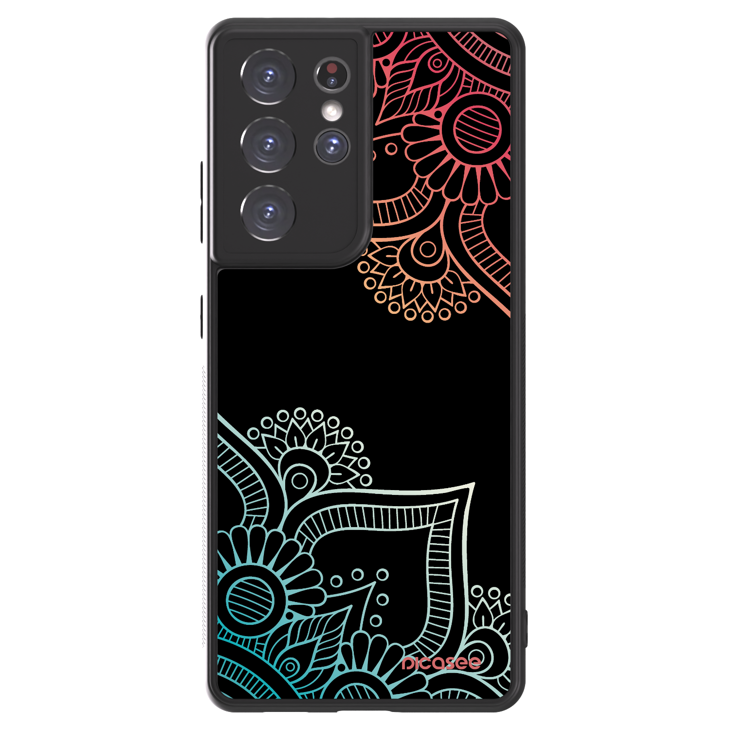 Picasee ULTIMATE CASE Samsung Galaxy S21 Ultra 5G G998B - készülékre - Flowers pattern