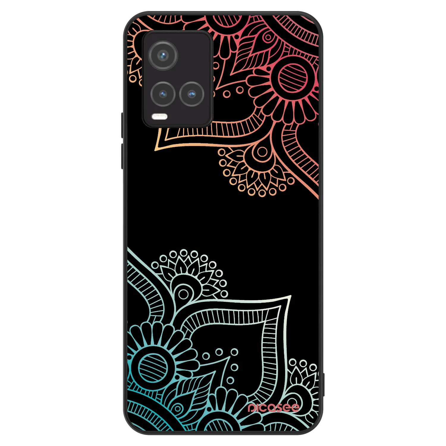 Picasee ULTIMATE CASE Vivo Y33s - készülékre - Flowers pattern