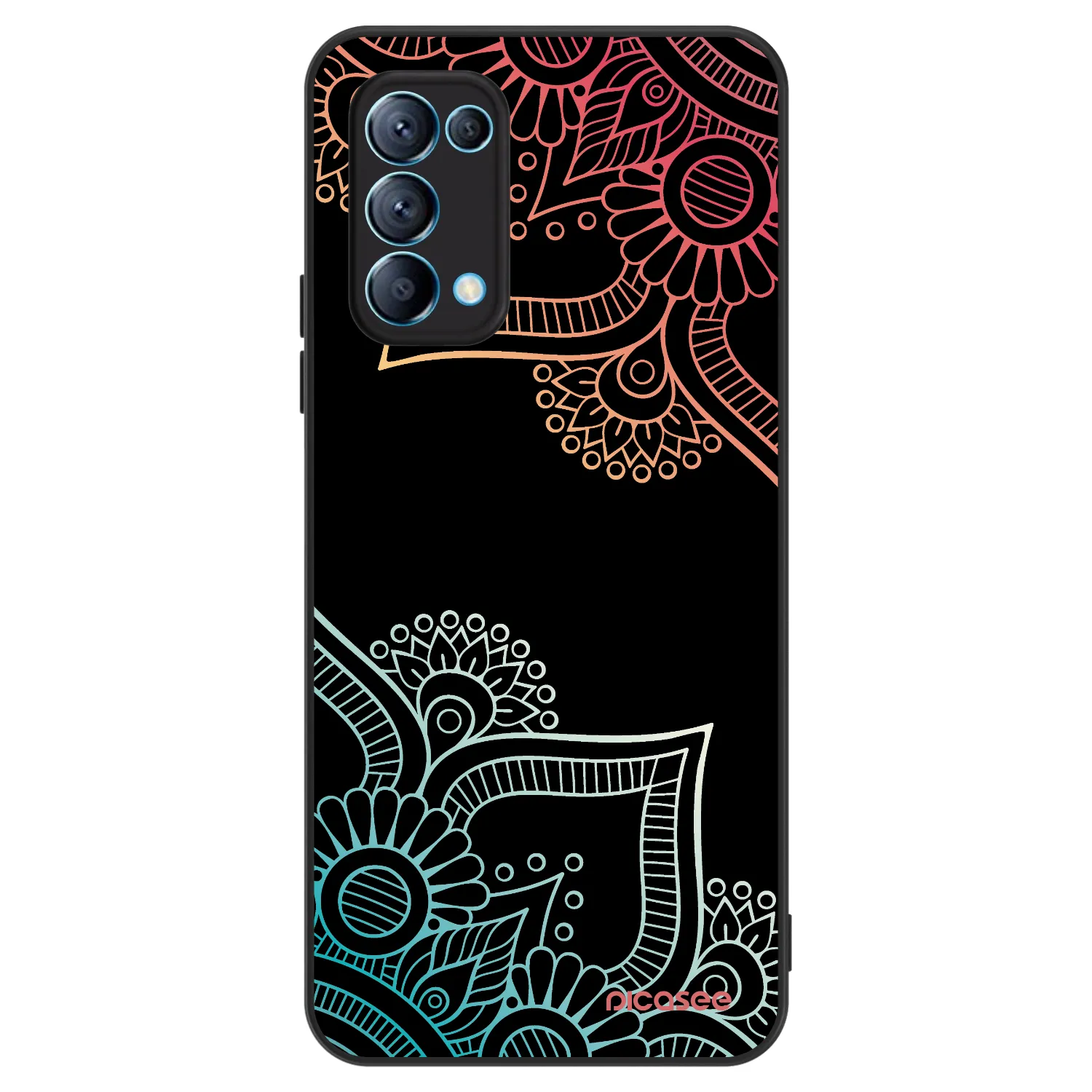 Picasee ULTIMATE CASE OPPO Reno 5 5G - készülékre - Flowers pattern
