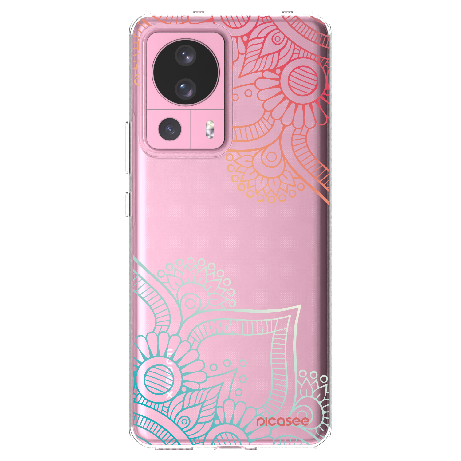 Picasee átlátszó szilikon tok az alábbi mobiltelefonokra Xiaomi 13 Lite - Flowers pattern
