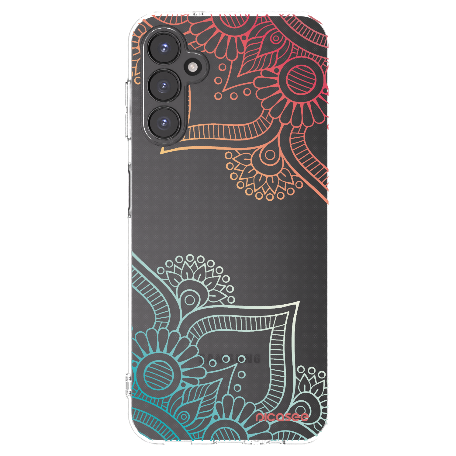 Picasee átlátszó szilikon tok az alábbi mobiltelefonokra Samsung Galaxy A14 5G A146P - Flowers pattern