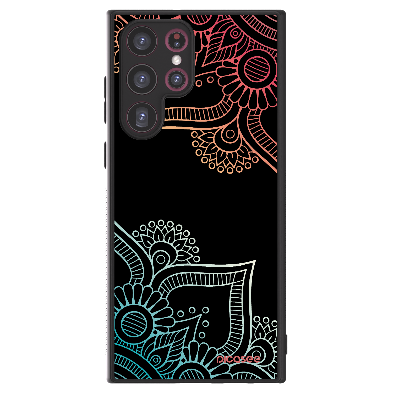 Picasee ULTIMATE CASE PowerShare Samsung Galaxy S22 Ultra 5G - készülékre - Flowers pattern