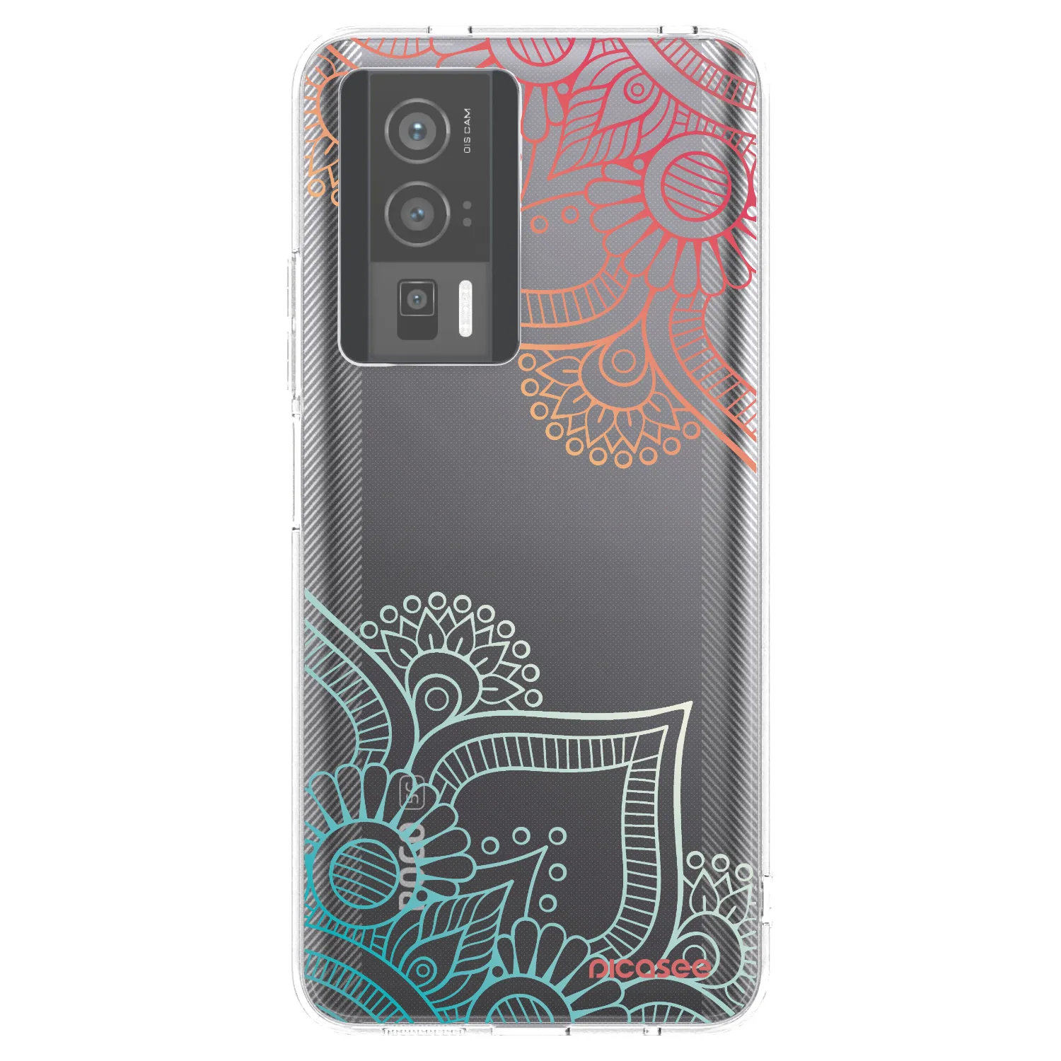 Picasee átlátszó szilikon tok az alábbi mobiltelefonokra Xiaomi Poco F5 Pro 5G - Flowers pattern