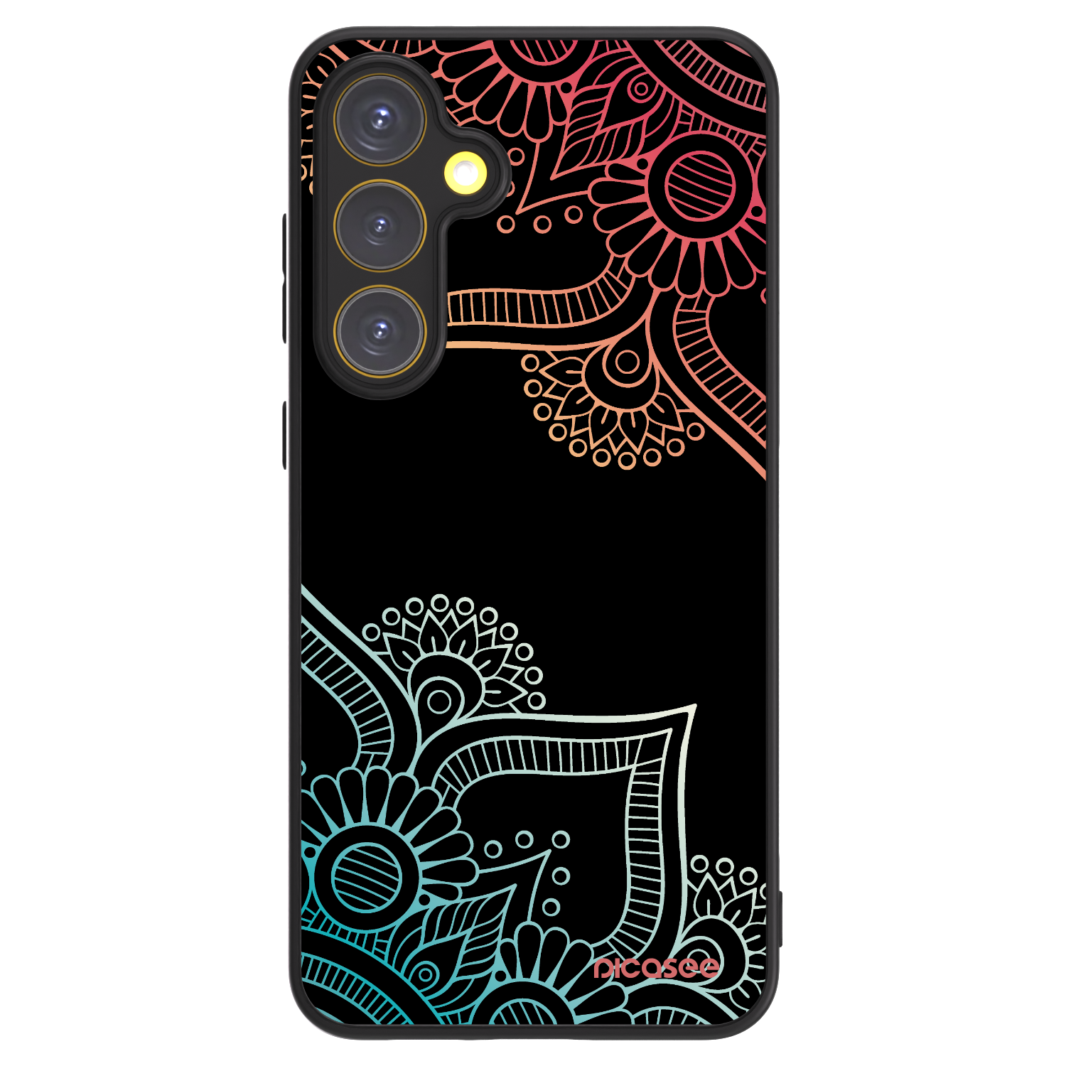 Picasee ULTIMATE CASE PowerShare Samsung Galaxy S24 FE S721B - készülékre - Flowers pattern