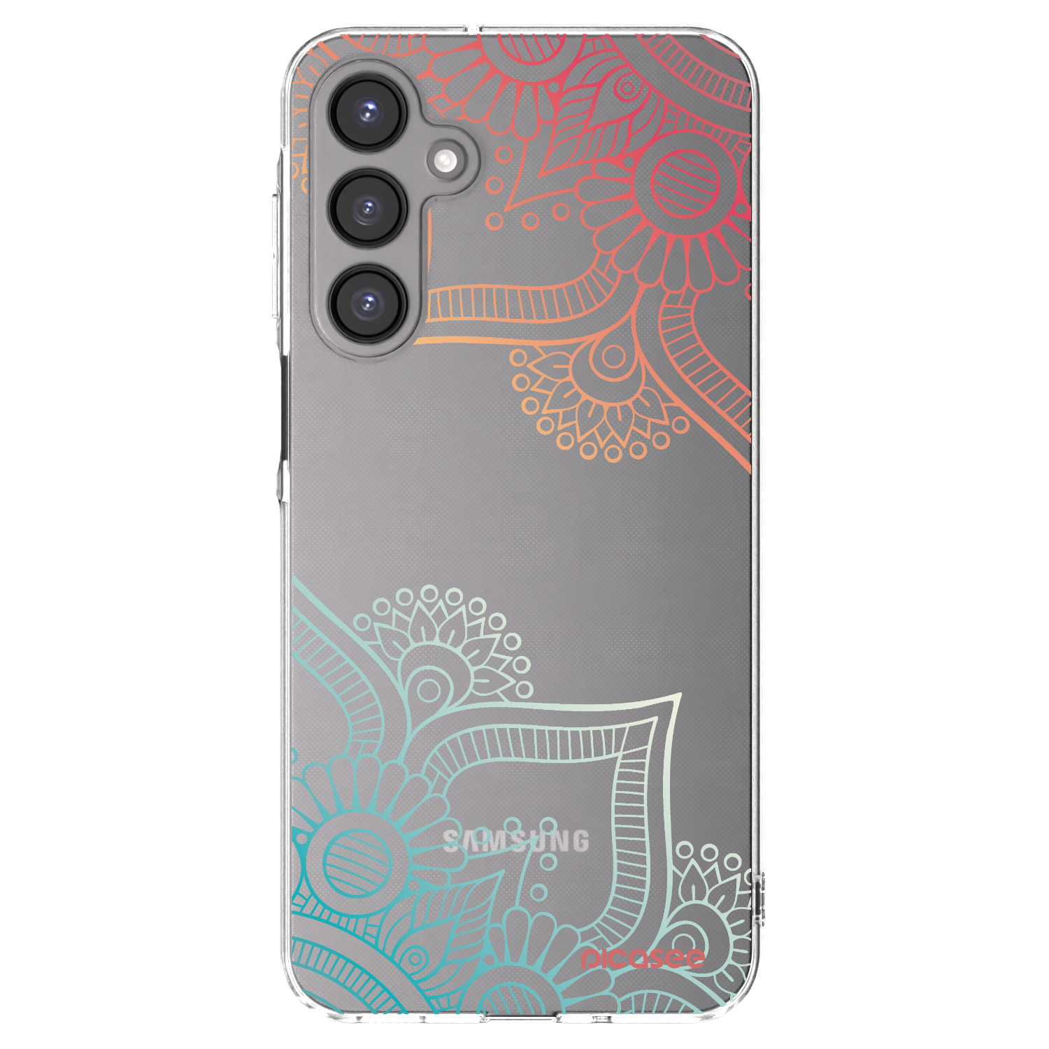 Picasee átlátszó szilikon tok az alábbi mobiltelefonokra Samsung Galaxy A16 5G - Flowers pattern
