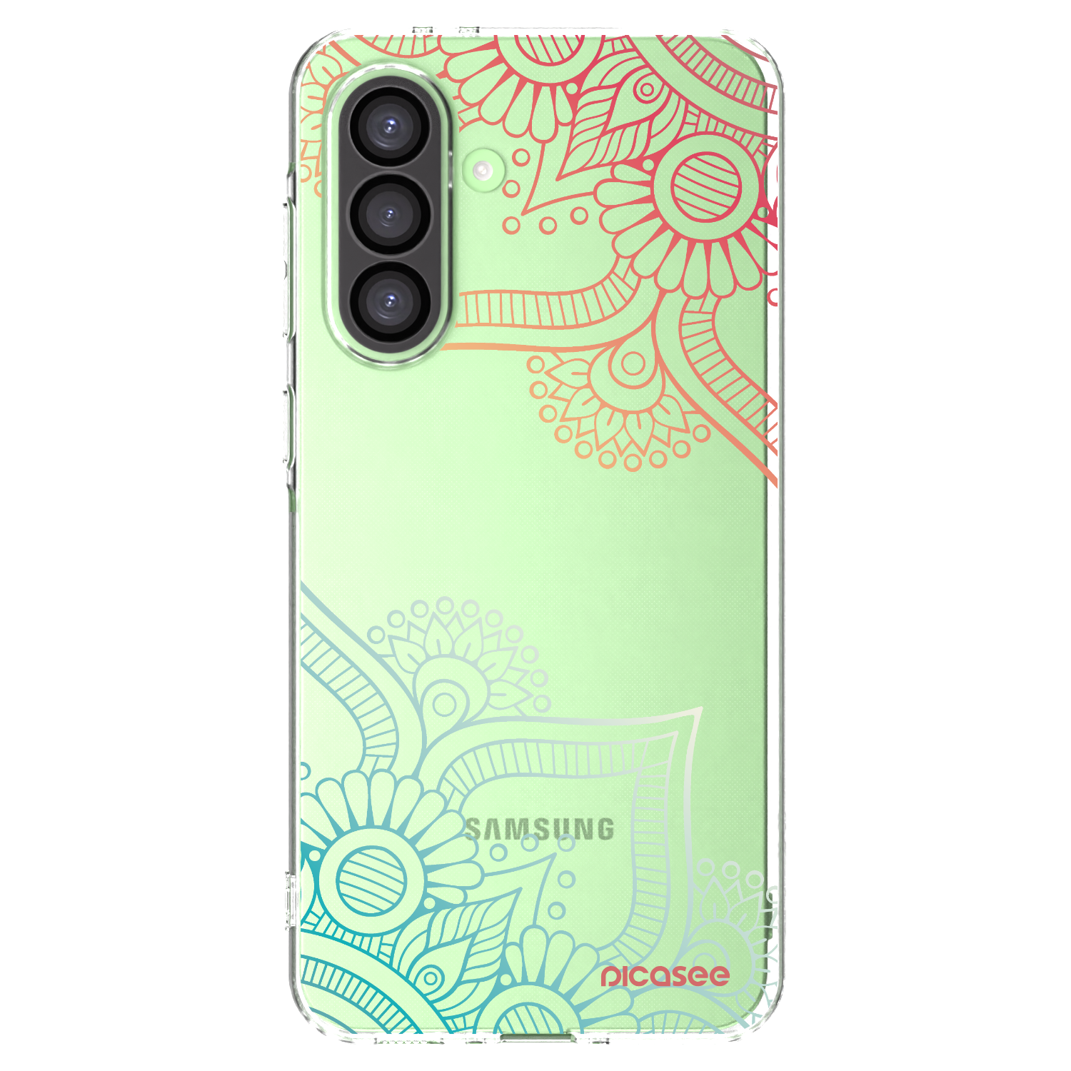 Picasee átlátszó szilikon tok az alábbi mobiltelefonokra Samsung Galaxy A26 5G A266B - Flowers pattern