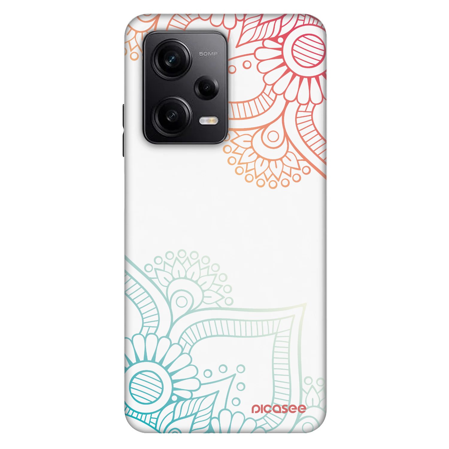 Picasee Fashion Case Xiaomi Redmi Note 12 Pro+ 5G - Flowers pattern