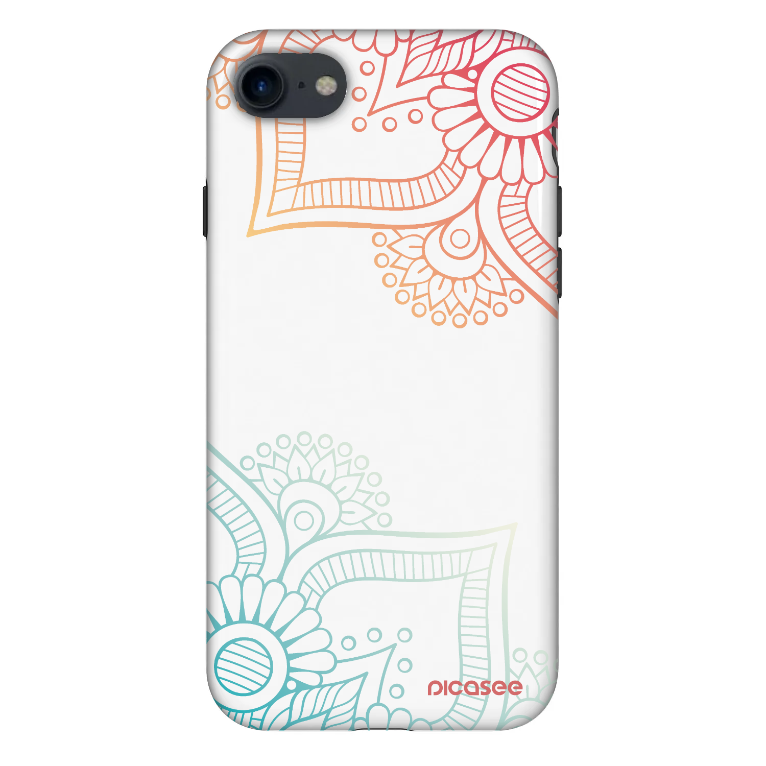 Picasee Fashion Case Apple iPhone SE 2022 - Flowers pattern