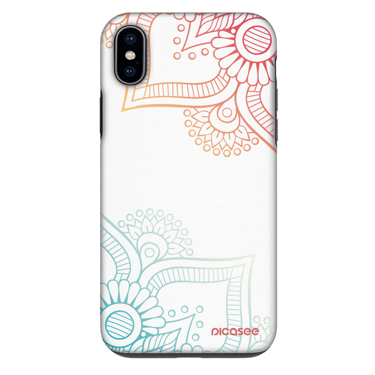 Picasee Fashion Case Apple iPhone XS Max - Flowers pattern