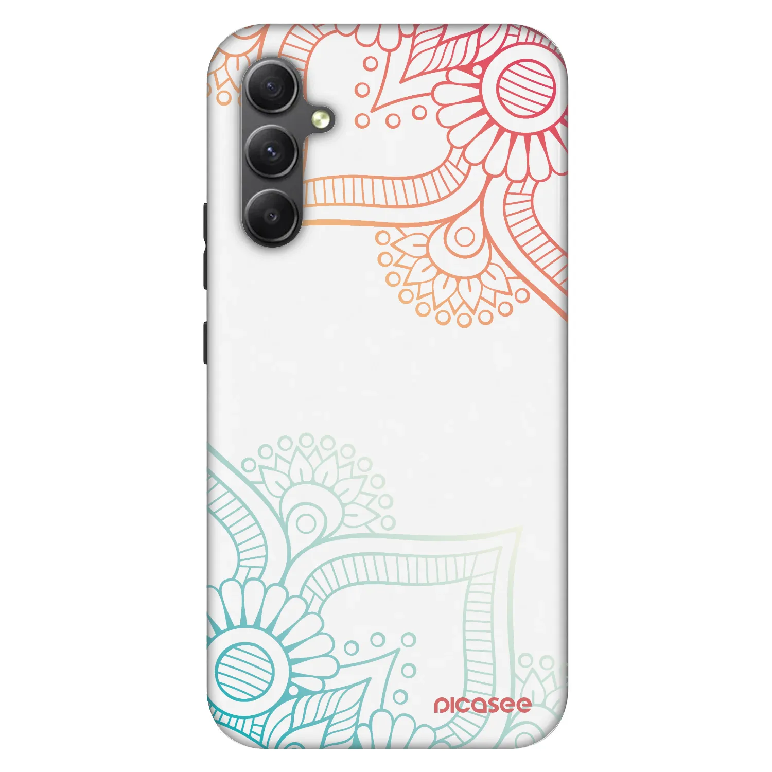 Picasee Fashion Case Samsung Galaxy A34 5G A346B - Flowers pattern
