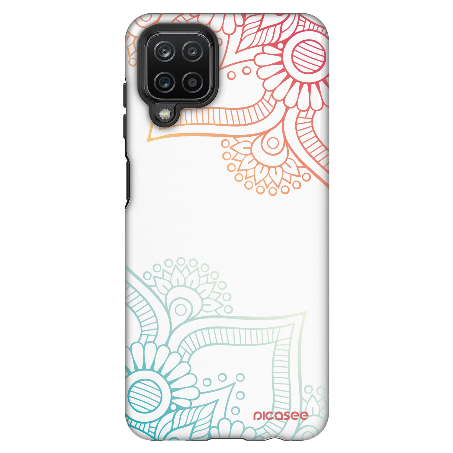 Picasee Fashion Case Samsung Galaxy A12 A125F - Flowers pattern