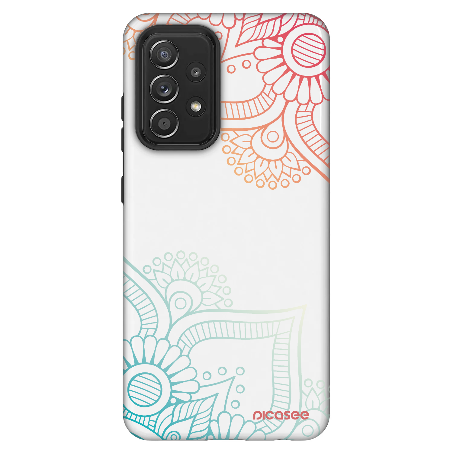 Picasee Fashion Case Samsung Galaxy A52 5G A525F - Flowers pattern