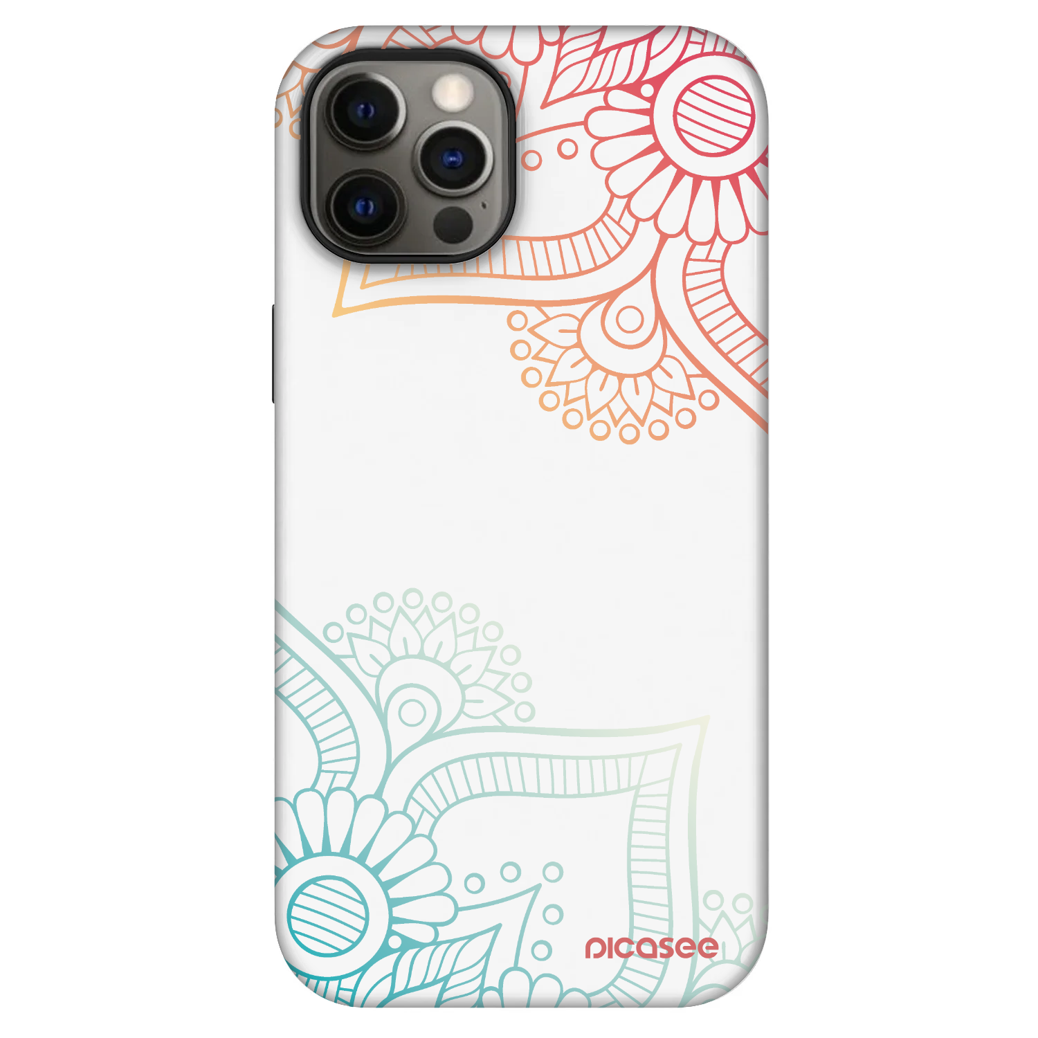 Picasee Fashion Case MagSafe Apple iPhone 12 Pro - Flowers pattern