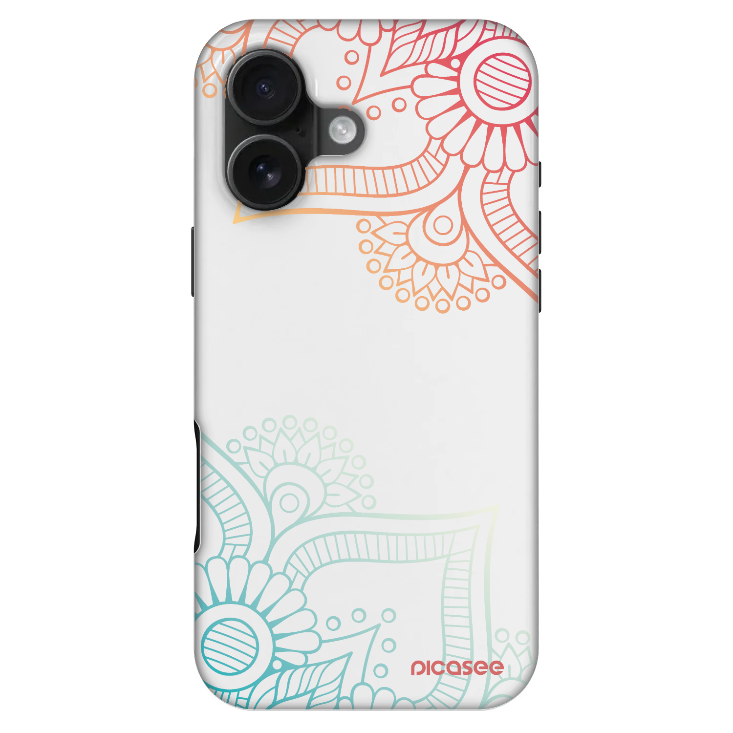 Picasee Fashion Case MagSafe Apple iPhone 16 - Flowers pattern
